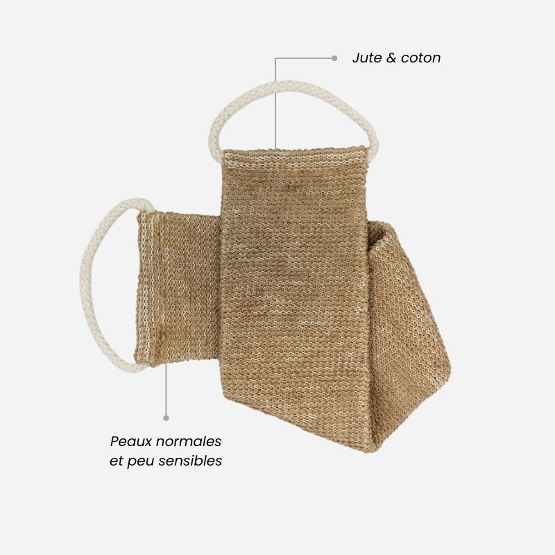 Jute Exfoliating Scrub Strip
