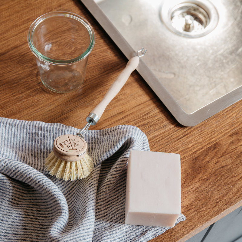 Brosse à vaisselle à tête remplaçable