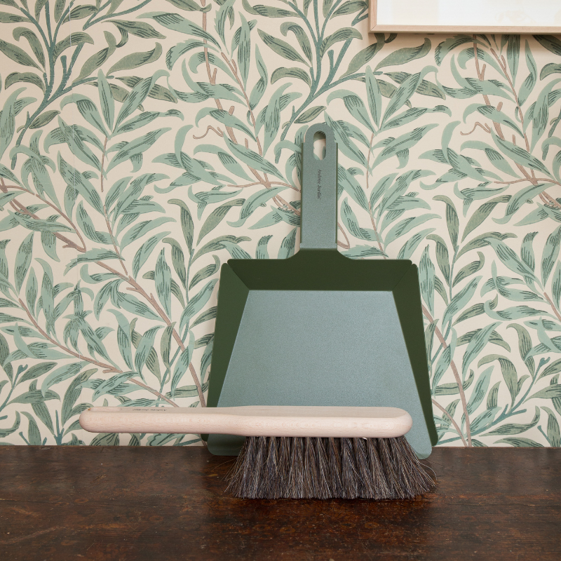 Coffret pelle et balayette hêtre Craft