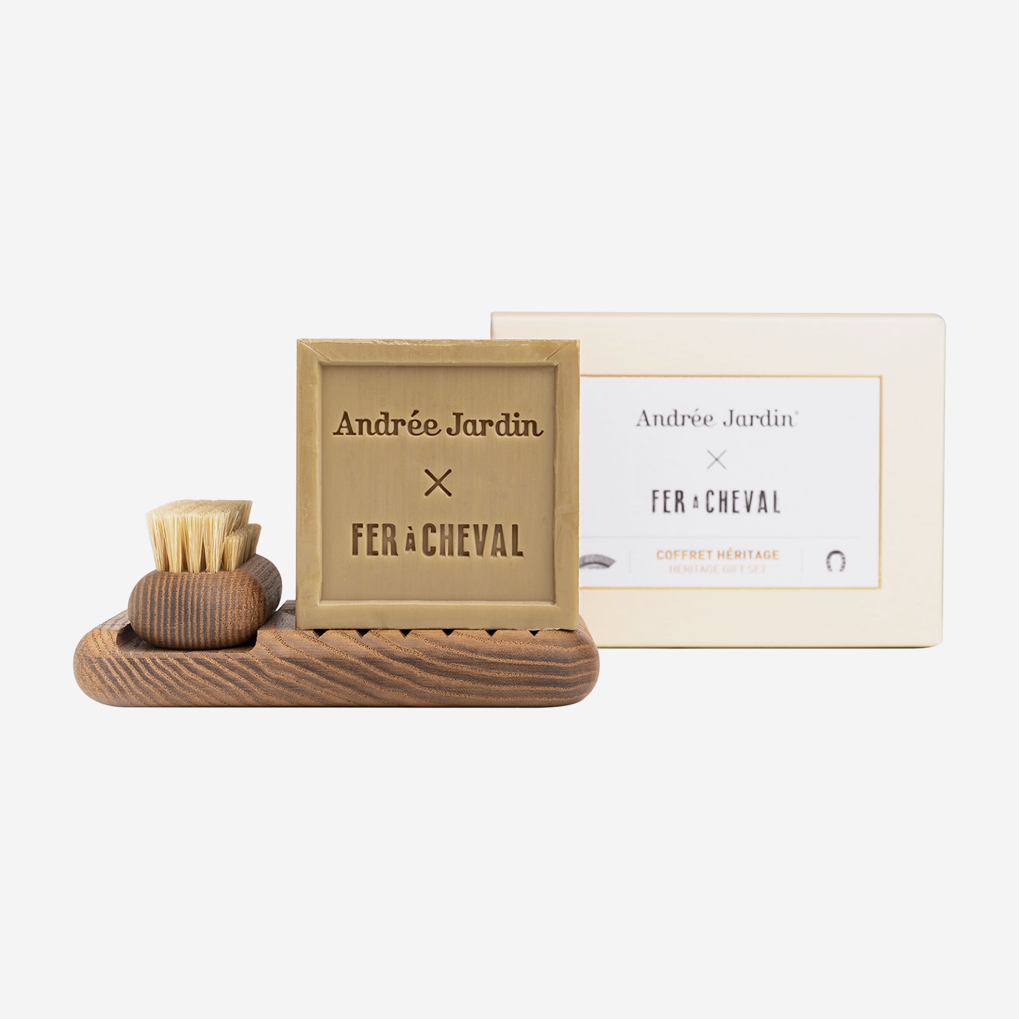 Coffret savon et brosse à ongles x Fer à Cheval | Andrée Jardin