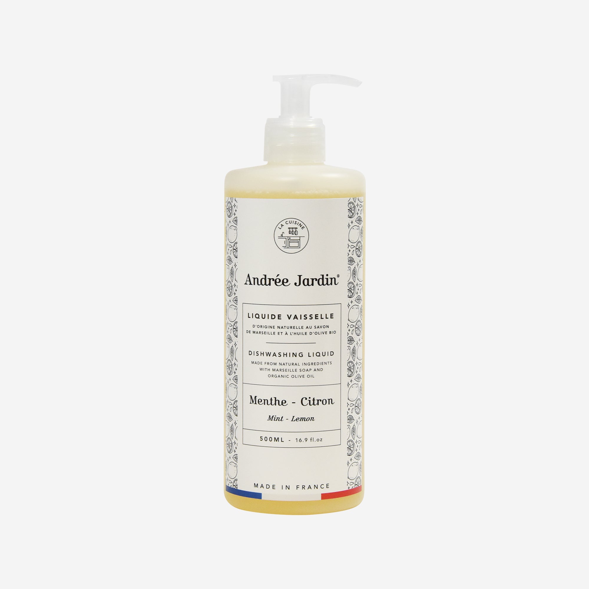 Liquide vaisselle naturel 500 ml | Andrée Jardin