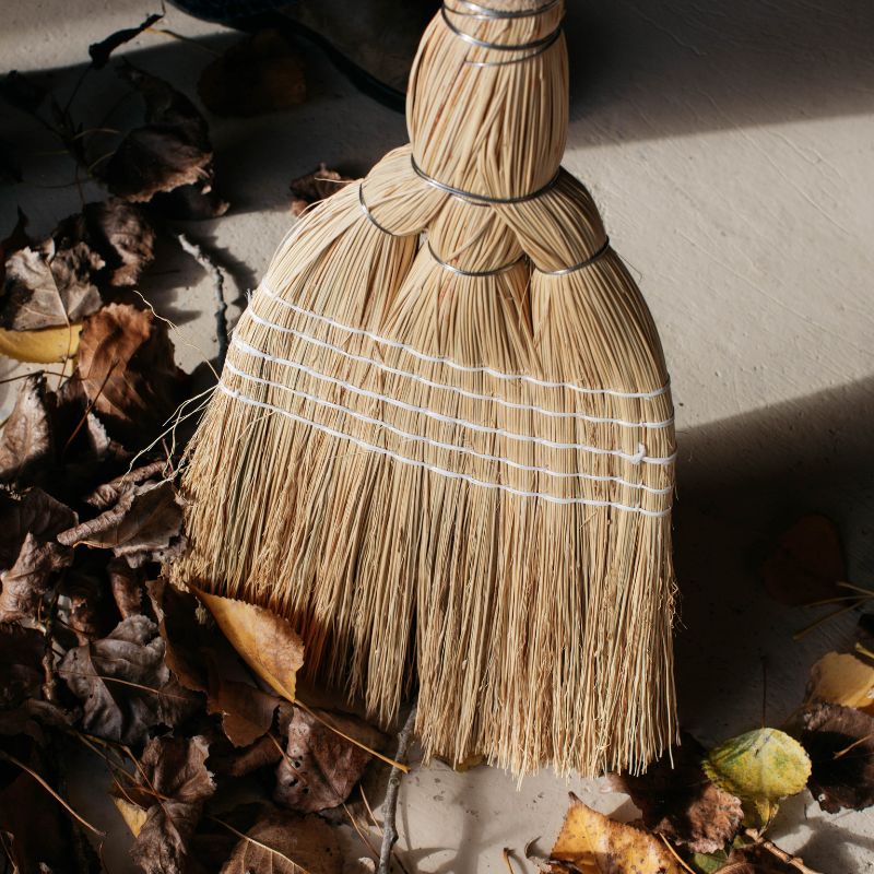 Balai de paille d'extérieur