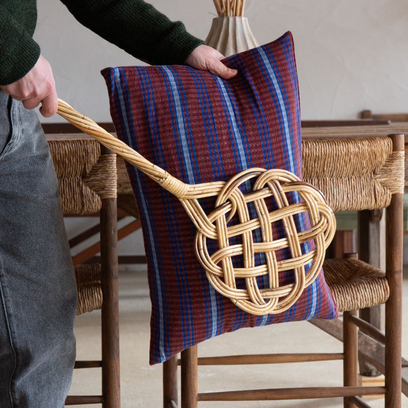 Batteur à tapis en osier
