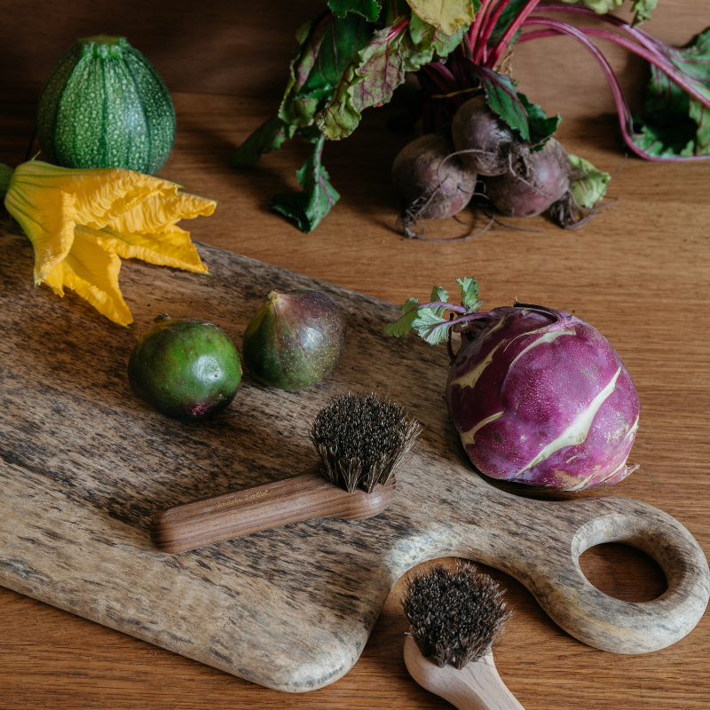 Brosse champignons et fruits - Frêne