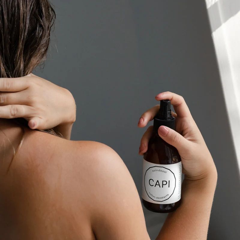 Lotion cheveux démêlante