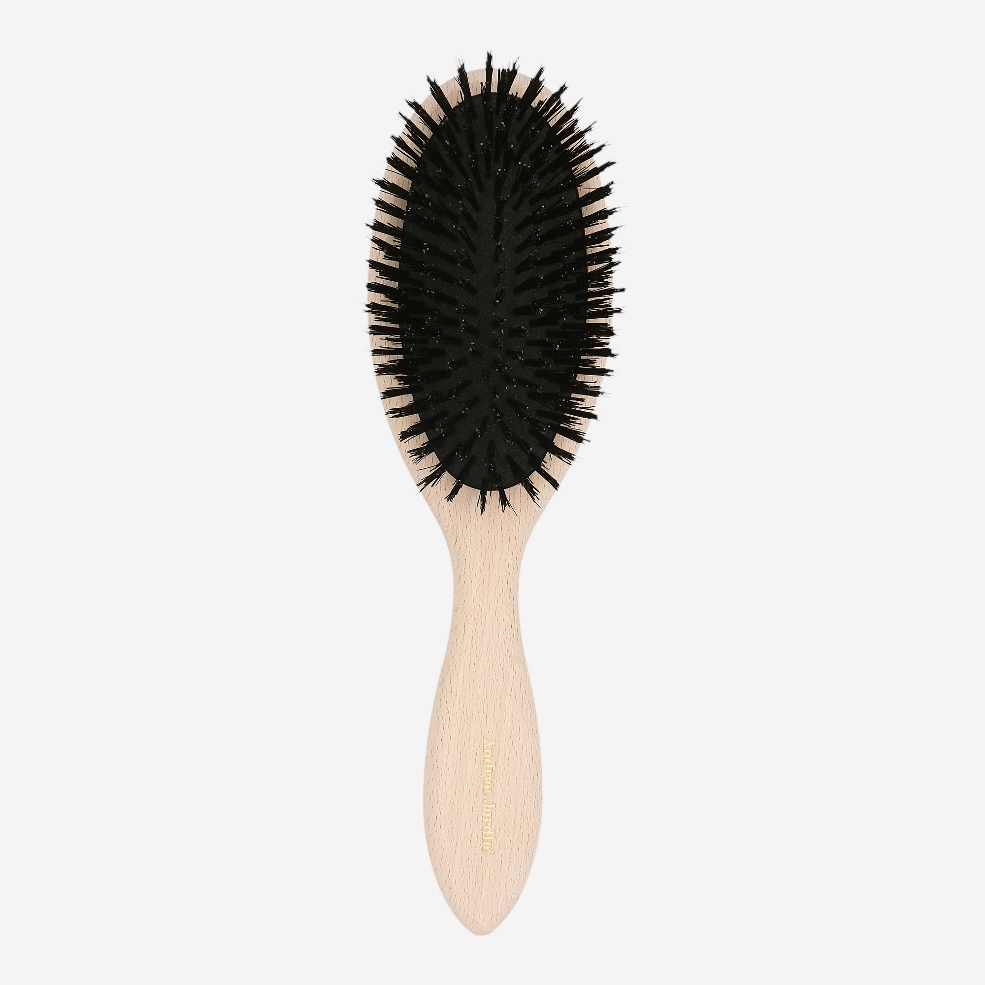 Brosse Poil de Sanglier ORANGE – Brosse à Cheveux en Poils de Sanglier 100%  Naturels – Démêle tout type de Cheveux et Sans Do