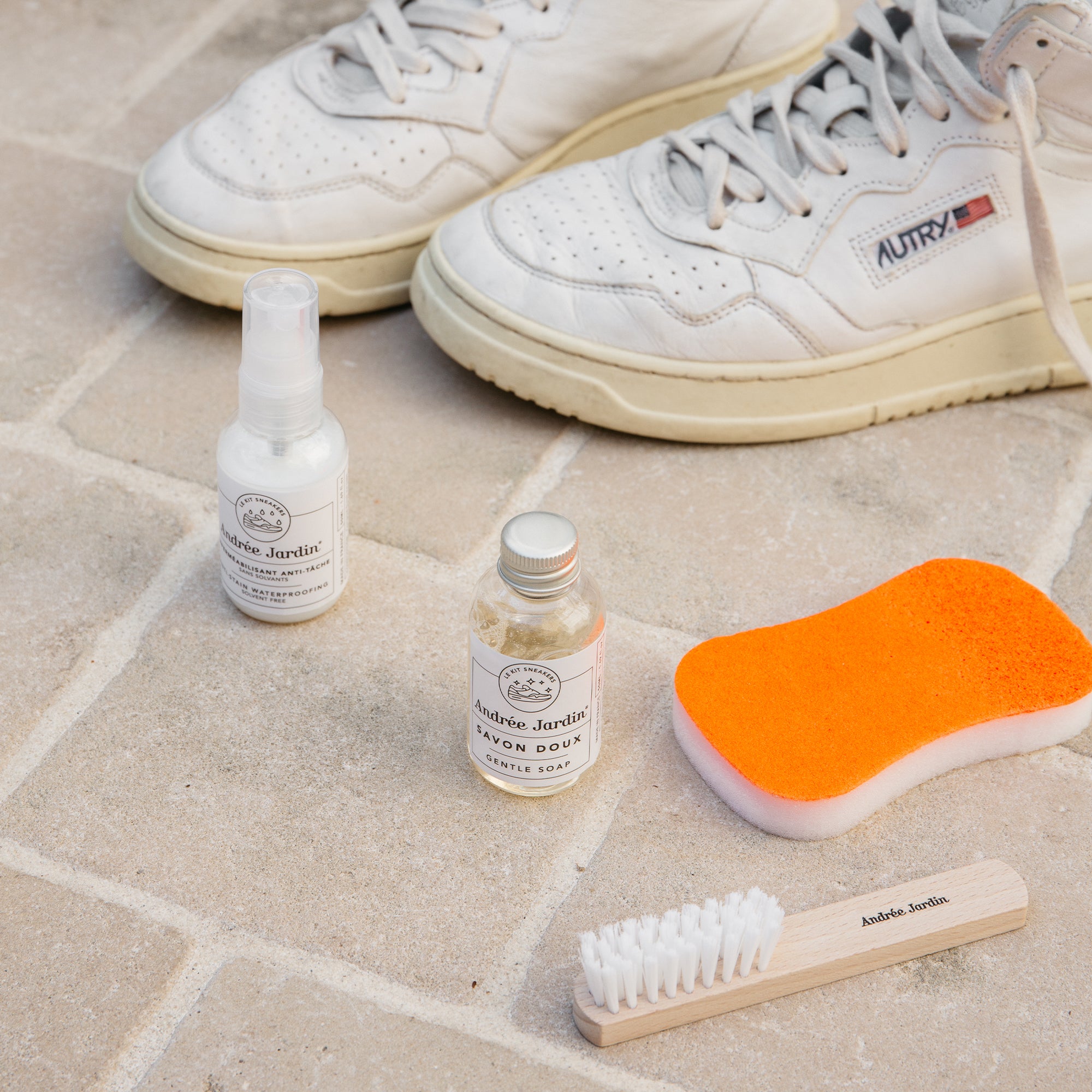 Savon nettoyant sneakers et chaussures | Andrée Jardin